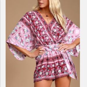 Lulus tie romper!!!